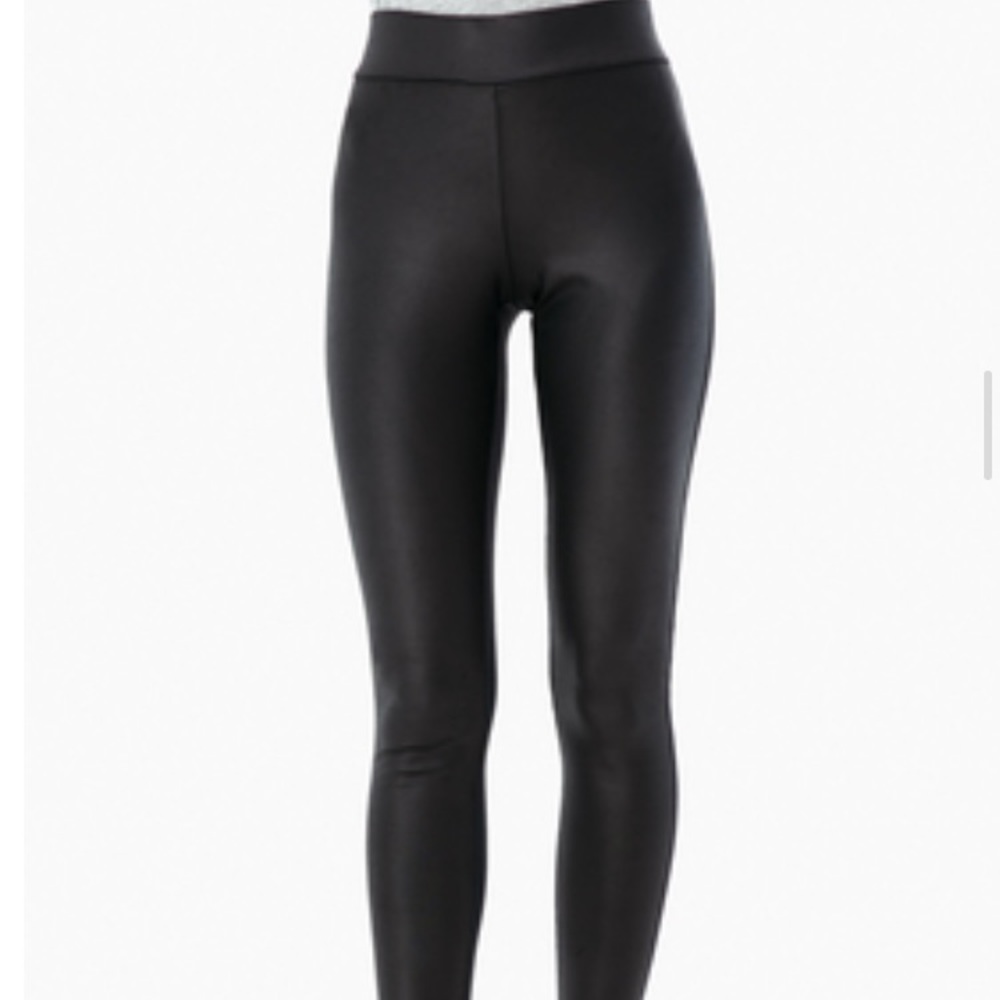 Tuckernuck willow & clay “leather” leggings small